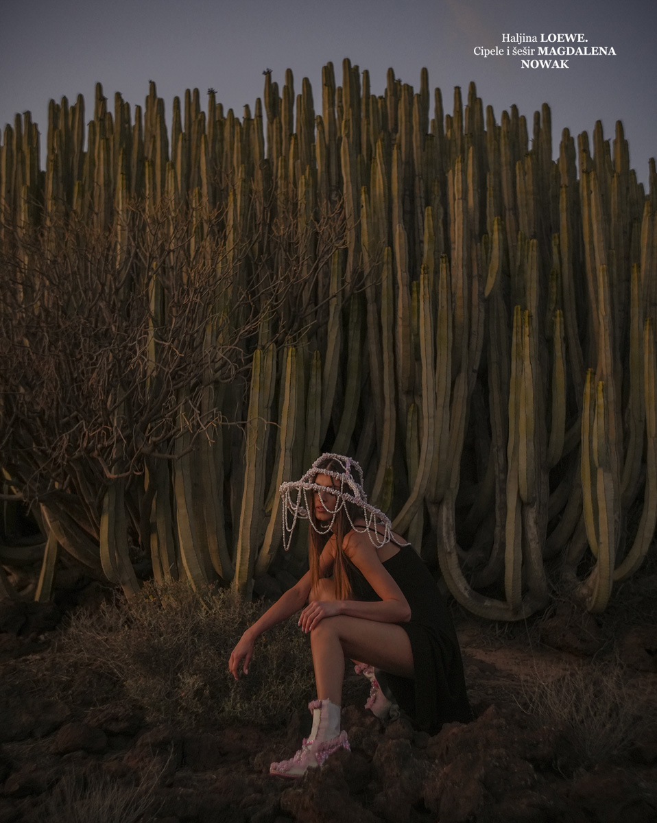 Fashion Editorial for Elle Serbia - Wild West, shoot in Lanzarote